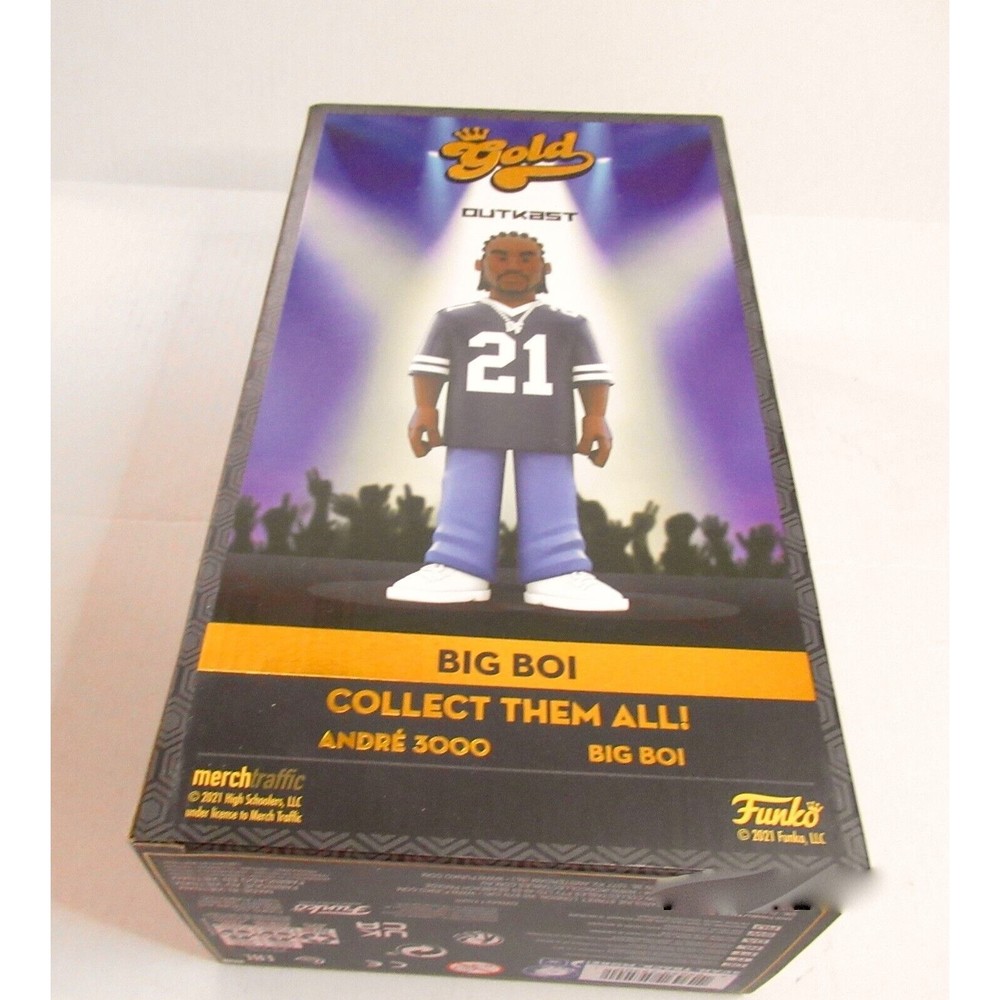 Funko Gold 12in Outkast Big Boi Vinyl Action Figurine New In Box Sealed